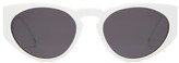 Thumbnail for your product : Andy Wolf - Goran Oval Acetate Sunglasses - White