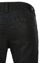 Thumbnail for your product : Diesel 15CM CROPPED WAXED COTTON JEANS