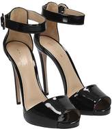 Thumbnail for your product : Lerre Black Patent Leather Sandals