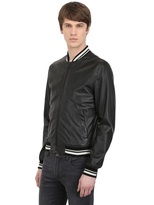 Thumbnail for your product : Dolce & Gabbana Soft Nappa Leather Bomber Jacket