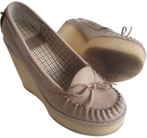 Thumbnail for your product : See by Chloe Beige Suede Flats