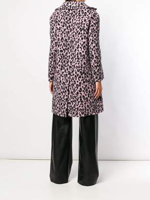 Ermanno Scervino leopard pattern coat