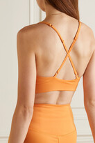Thumbnail for your product : Girlfriend Collective + Net Sustain Topanga Recycled Stretch Sports Bra - Orange