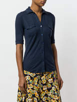 Thumbnail for your product : Majestic Filatures cropped sleeves shirt