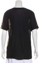 Thumbnail for your product : Gucci Silk-Blend Leopard Print T-Shirt