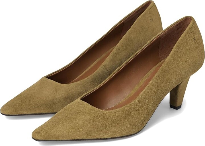 Franco Sarto Astra Women's Dress Flat Shoes Moss Green : 6 M Leather/Suede