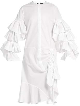Preen by Thornton Bregazzi Ellie ruched cotton dress