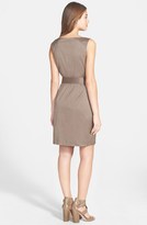 Thumbnail for your product : Vince Camuto Zip Front Cotton Blend Sheath Dress