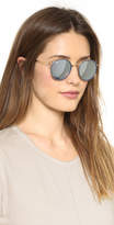 Thumbnail for your product : Ray-Ban Mirrored Round Foldable Icon Sunglasses
