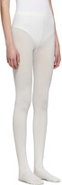 Thumbnail for your product : Wolford White Cotton Velvet Tights