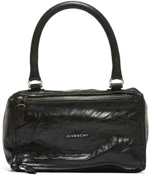 Givenchy Small Pandora Tote From Black Small Pandora Tote With Top Handle, Top Zip Closure, Internal Compartment, Front Logo Plaque, Detachable And A