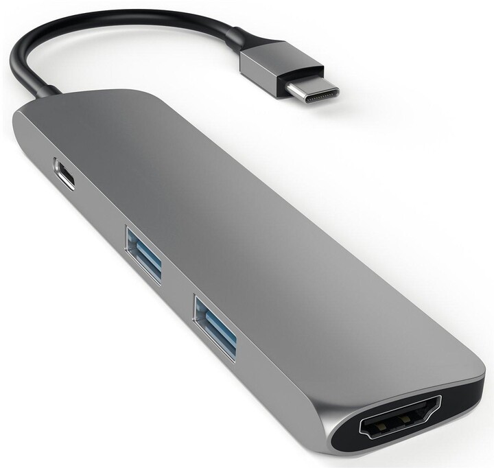 Satechi Aluminium TypeC Slim MultiPort Adapter 4K (Space Grey