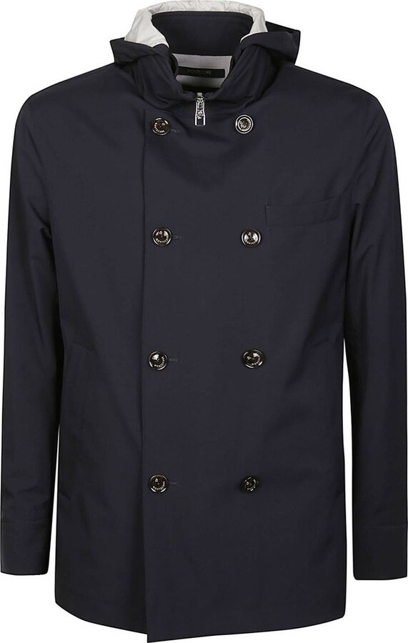 Montecore Hooded Double-Breasted Down Jacket