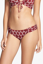 Thumbnail for your product : Robin Piccone 'Java' Shirred Side Hipster Bikini Bottoms