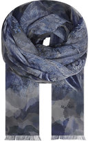 Thumbnail for your product : Max Mara Ladies White Timeless Grado Marbled Silk Scarf