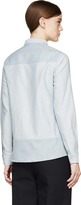 Thumbnail for your product : Surface to Air Blue Panelled Ida Shirt