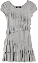 Thumbnail for your product : Amy Byer BCX Girls' Knit Ruffle Dress