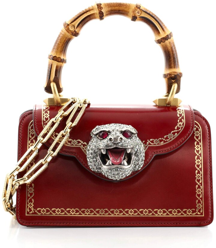 Gucci Thiara Top Handle Bag Frame Print Leather Small - ShopStyle