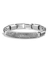 Thumbnail for your product : David Yurman Men's Cable ID Bracelet with Meteorite
