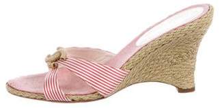 Chanel CC Slide Wedge Sandals
