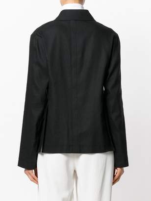 DKNY classic draped fitted jacket