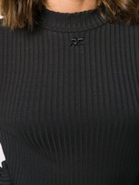 Thumbnail for your product : Courreges Snap Button Ribbed Dress