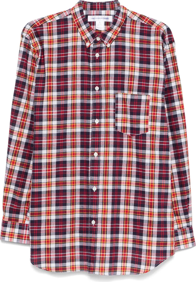 Comme des Garçons Shirt Plaid-Check Shirt