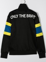 Thumbnail for your product : Diesel Kids TEEN slogan-print tracksuit top