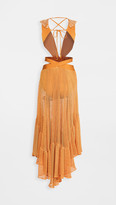 Thumbnail for your product : PatBO Netted Fringe Beach Dress