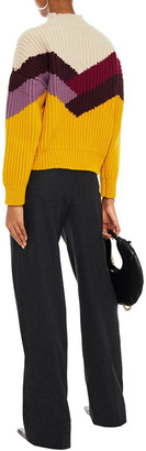 BA&SH Paline Pleated Wool-blend Wide-leg Pants