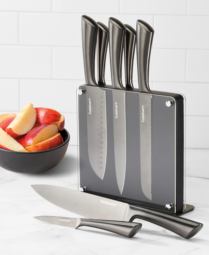 Cuisinart 10-Pc. Ceramic-Coated Cutlery Set with Blade Guards $13.99