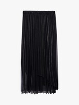 Thumbnail for your product : MANGO Metallic Pleated Maxi Skirt, Black