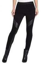 Thumbnail for your product : BCBGMAXAZRIA Luca Pleather-Contrast Leggings