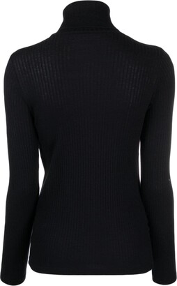 Majestic Cotton And Cashmere Blend Turtleneck Sweater