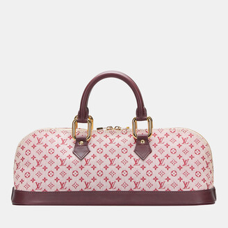 Louis Vuitton Red Monogram Canvas Mini Lin Alma Long Top Handle Bag -  ShopStyle