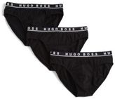 Thumbnail for your product : HUGO BOSS Solid Cotton Mini Briefs, 3-Pack