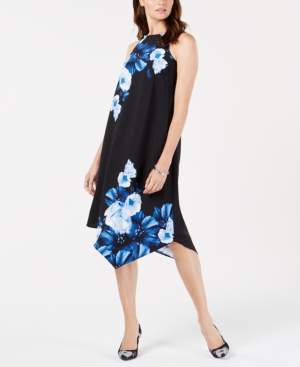 Alfani Asymmetrical-Hem Swing Dress, Created for Macy's
