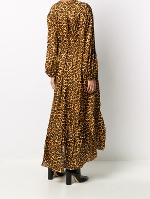 Zimmermann Amelie leopard print maxi dress
