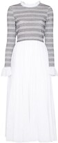 Thumbnail for your product : ALÉMAIS Jocelyn smock striped dress