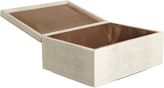 Thumbnail for your product : Barneys New York Lizard-Stamped Large Box-Nude