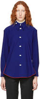 Thumbnail for your product : Namacheko Blue Taffeta Drop-Front Shirt
