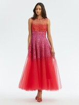 Thumbnail for your product : ODLR Sequin Embroidered Tulle Cocktail Dress