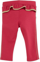 Thumbnail for your product : Little Marc Jacobs Milano Ruffle-Trim Pants, Red, 3-18 Months