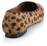 Thumbnail for your product : Givenchy Alicia Leopard-Print Calf Hair Flats