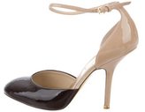 Thumbnail for your product : Stella McCartney Patent Leather Ankle Strap Pumps