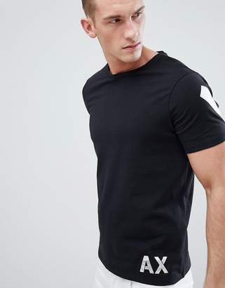 Armani Exchange Back Logo T-Shirt In Black