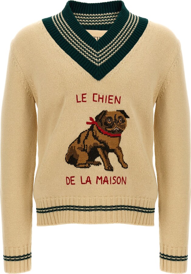 Valentino Garavani Valentinogaravani 'le Chien De La Maison' Sweater