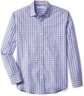 Thumbnail for your product : Amazon Essentials Regular-Fit Long-Sleeve Plaid Shirt Red/Blue) Small