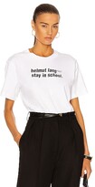 Thumbnail for your product : Helmut Lang School Tee in White