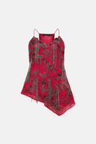 Thumbnail for your product : Karen Millen Plus Size Embellished Fringed Woven Cami